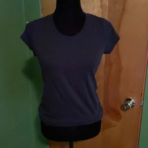 Form fitting Black Tee